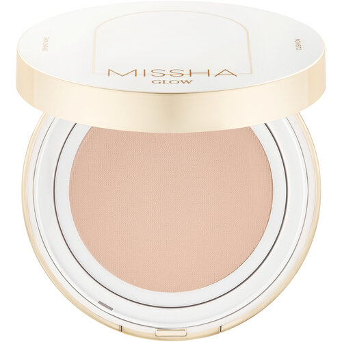 Тональный кушон MISSHA Glow Cushion Прозрачное свечение. Тон 21P, 14 г тональный кушон missha glow cushion light с коллагеном тон 21p fair 13 г