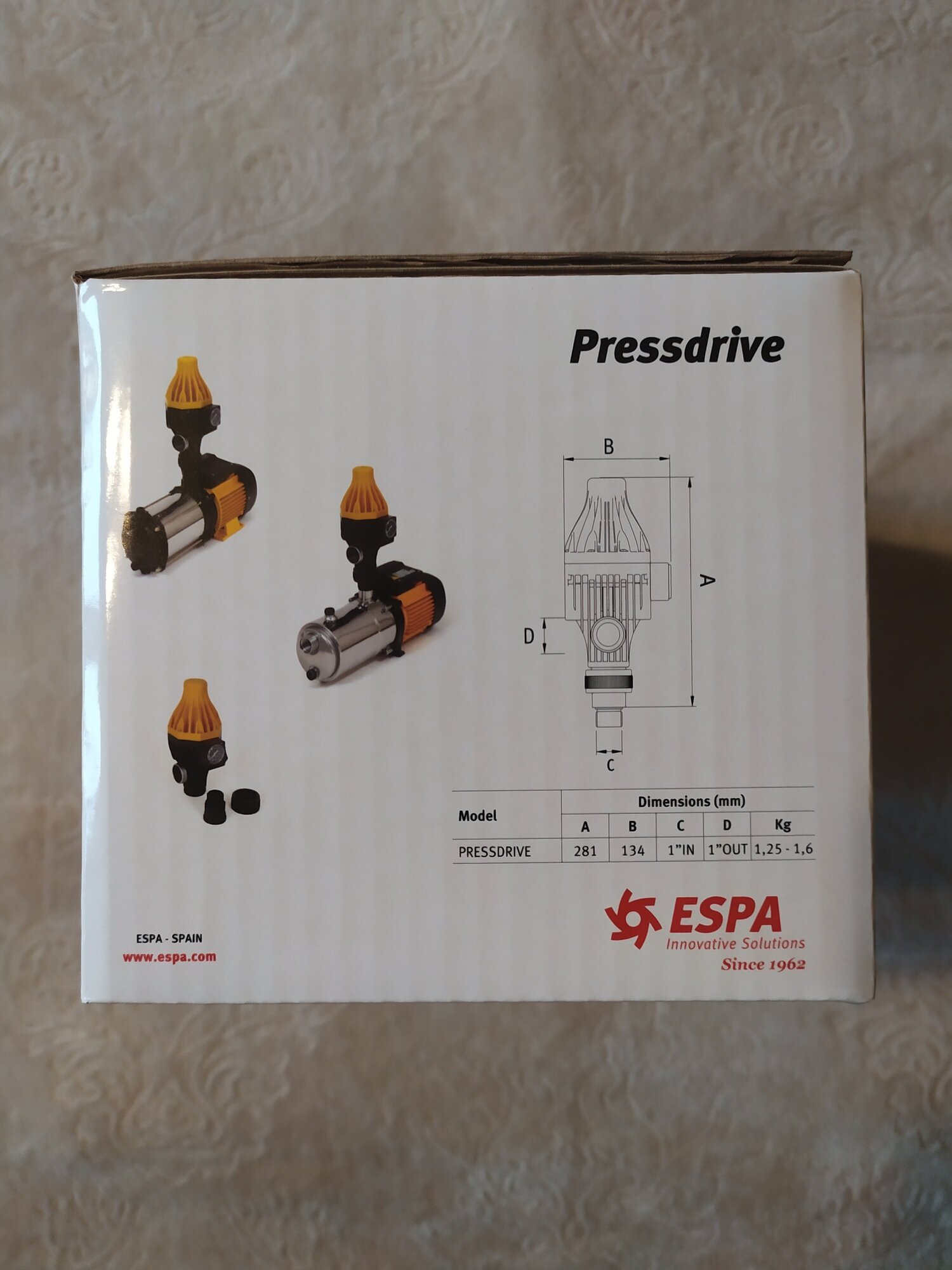 Блок автоматики ESPA Pressdrive AM 2E 230 50/60 014614/REP, угловой, контроль потока - фотография № 13