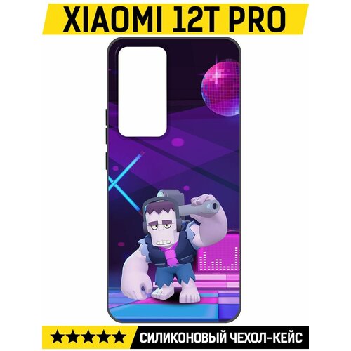 Чехол-накладка Krutoff Soft Case Brawl Stars - Фрэнк для Xiaomi 12T Pro черный чехол накладка krutoff soft case brawl stars фрэнк для xiaomi poco x6 pro черный