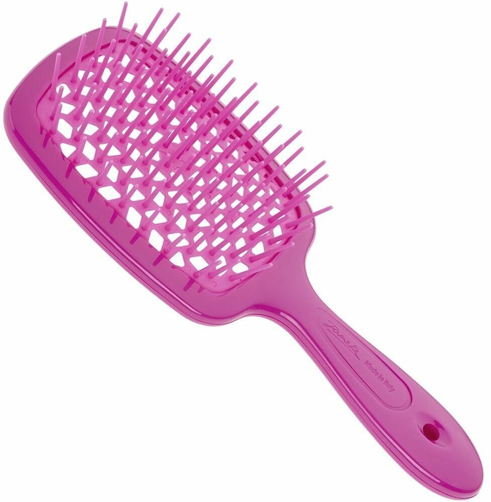 Janeke SUPERBRUSH Щетка для волос, 82SP226FF2, флуоресцентный розовый, 20,3x8,5x3,1 см
