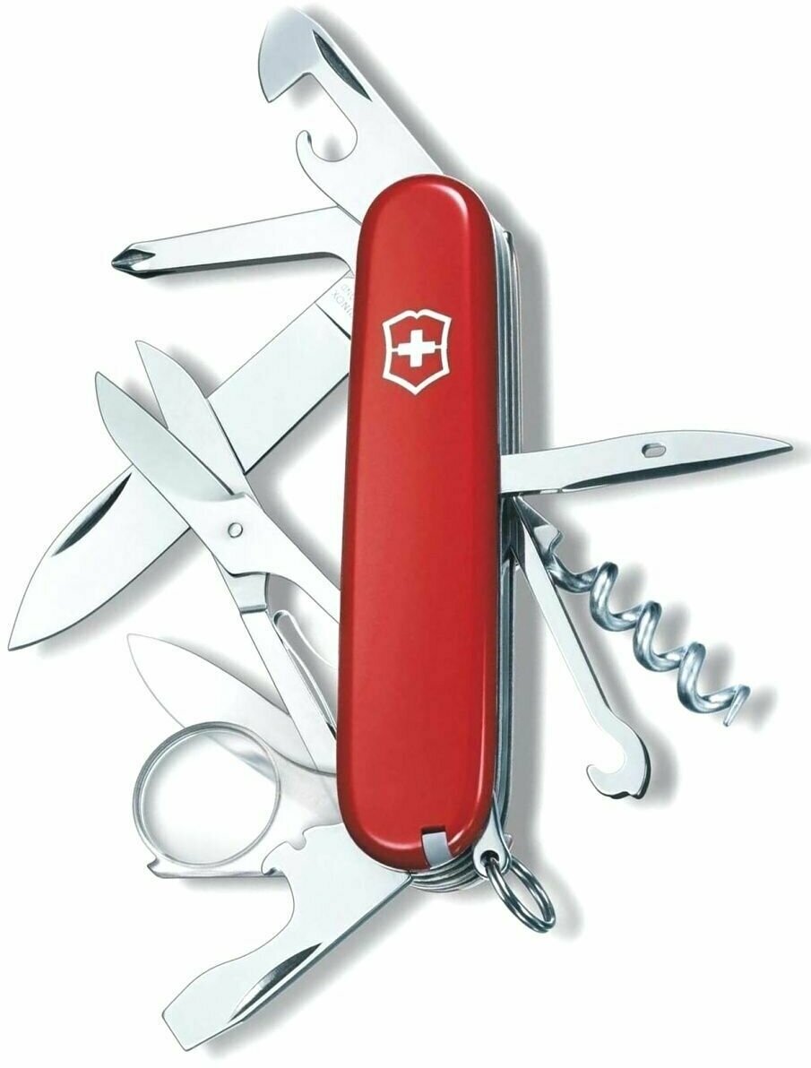 Нож перочинный Victorinox Explorer , красный - фото №16