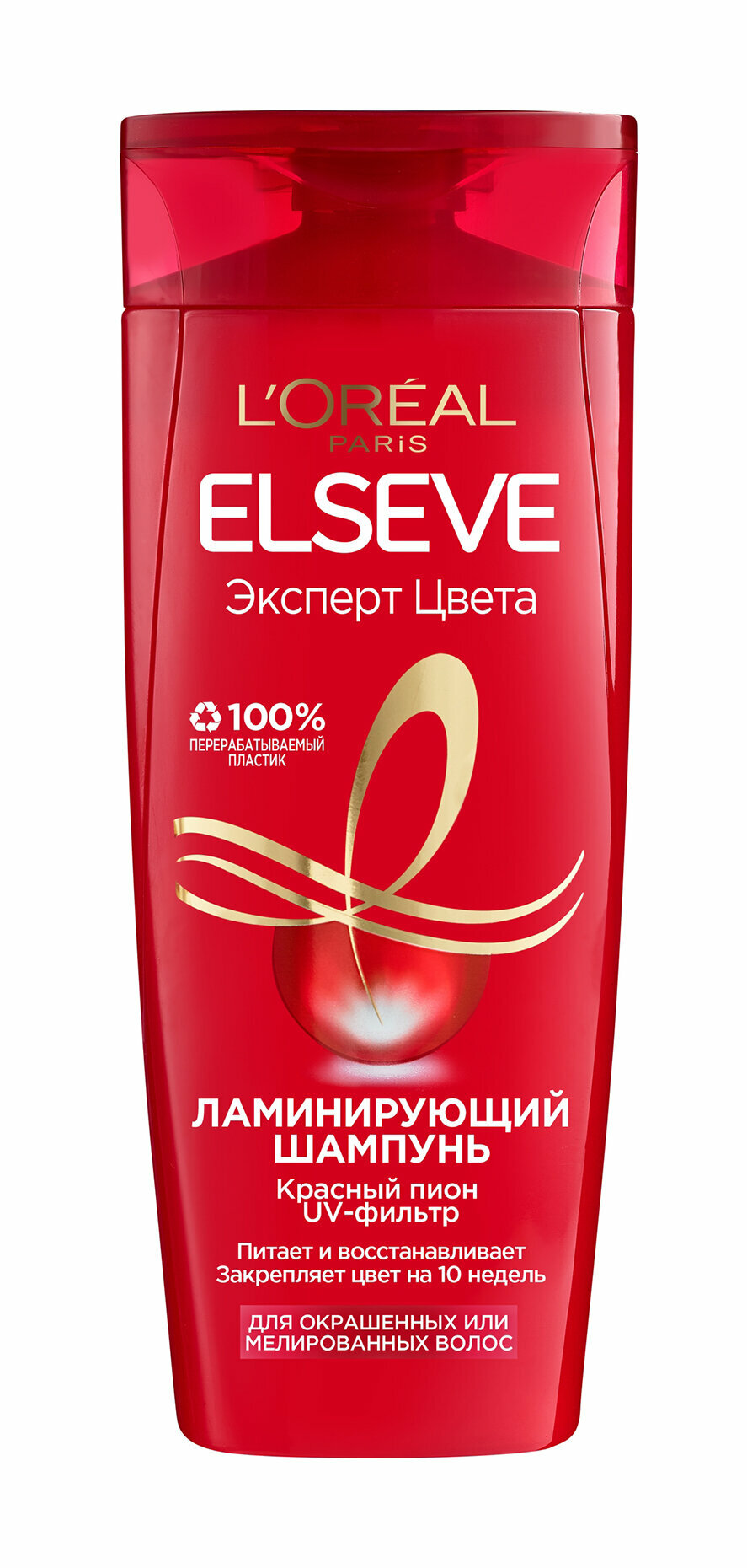 Ламинирующий шампунь L'Oreal Paris Elseve "Эксперт Цвета", для окрашенных или мелированных волос