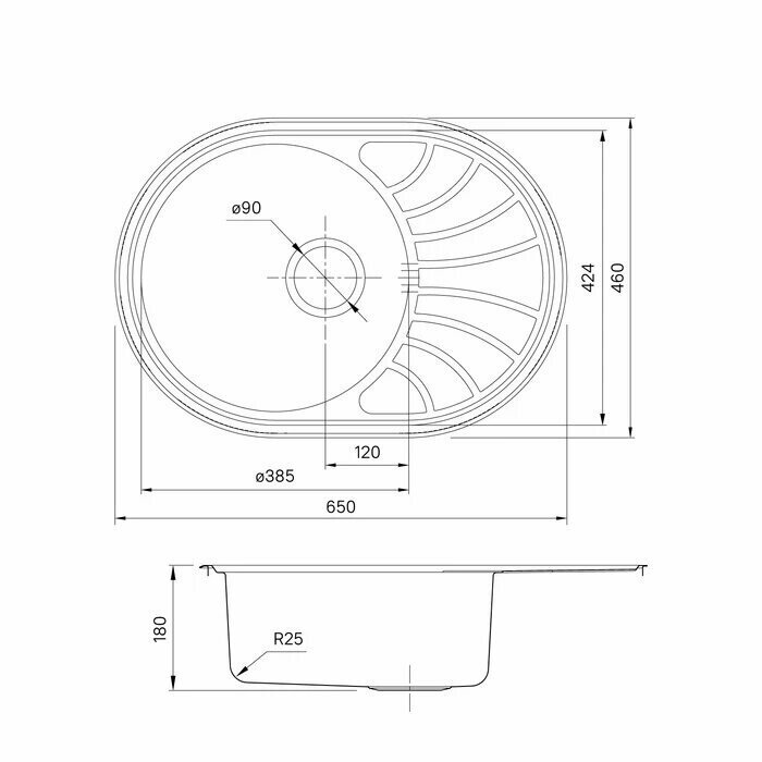 Кухонная мойка Iddis Suno S SUN65SDi77