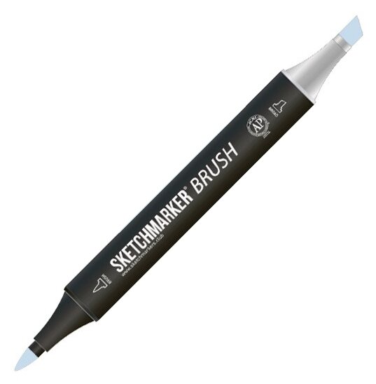 Маркер Sketchmarker Brush двухсторонний на спирт. основе цв. B54 Синй зенит