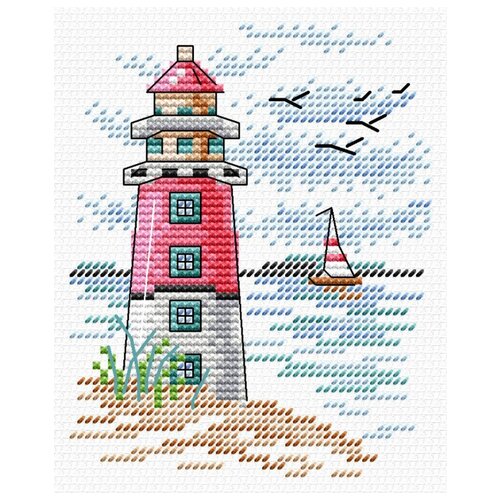 фото Набор для вышивания м №03 №283 "маяк надежды" 11 х 9 см жар-птица