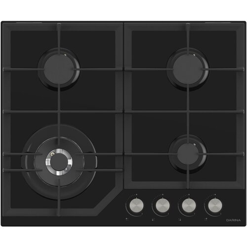 Газовая варочная поверхность Darina ER4 BGC 341 08 B стекло черное 1923000₽