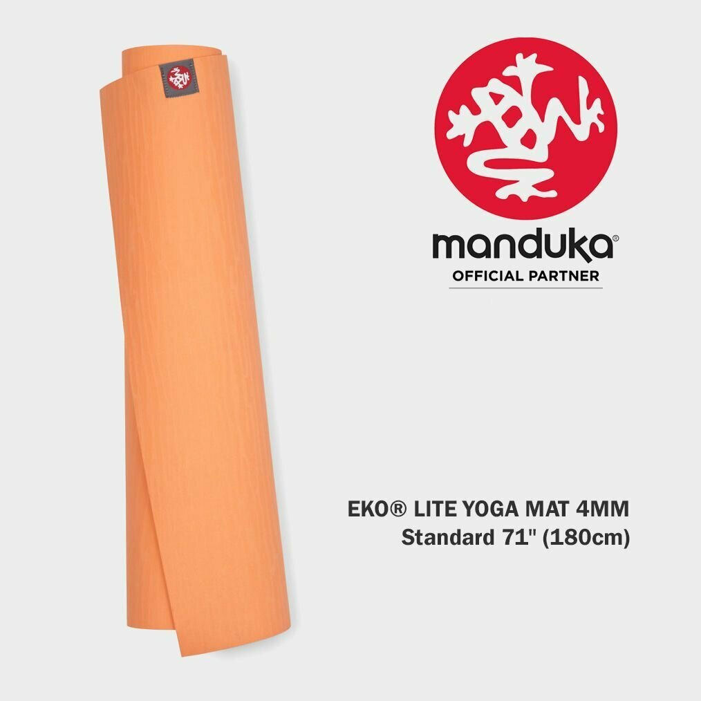 Коврик для йоги Manduka eKO Lite Melon, 180x61x0.4 см, каучук