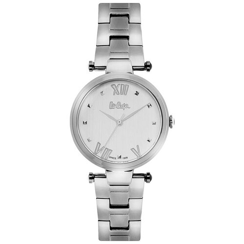 lee cooper women s analog watch lc07478 220 Наручные часы Lee Cooper, белый, серебряный
