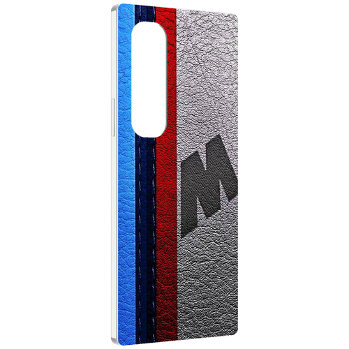 Чехол MyPads бмв М мужской для Samsung Galaxy Z Fold 4 (SM-F936) задняя-панель-накладка-бампер