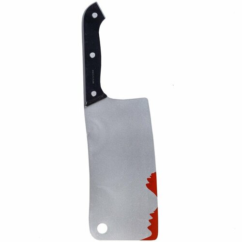 Нож Мясника кровавый пластик 33см/G квест для мальчиков пиратский