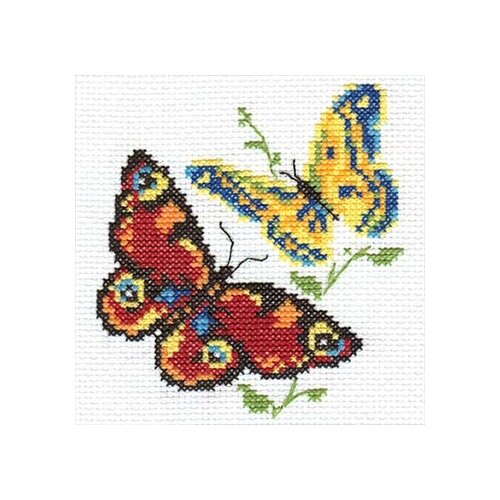 фото Алиса набор для вышивания бабочки-красавицы 10 х 11 см (0-050)