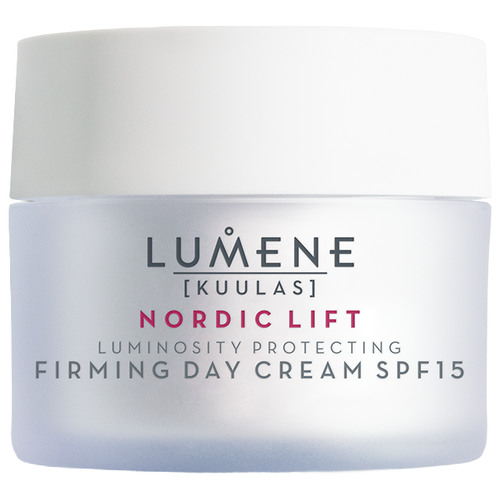 Lumene Kuulas Nordic Lift Luminosity Protecting Firming Day Cream Укрепляющий дневной крем-уход для лица SPF 15, придающий сияние, 50 мл