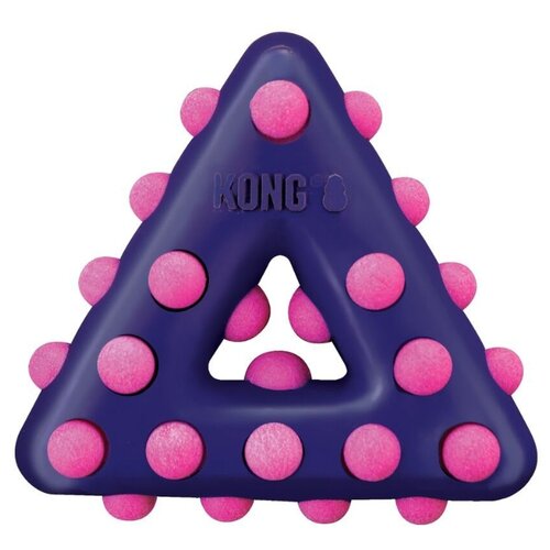 Игрушка для собак KONG Dotz треугольник малый 11 см