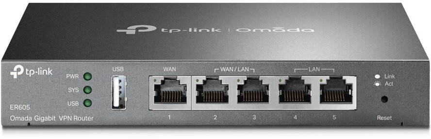 TP-Link ER605 SafeStream гигабитный Multi-WAN VPN маршрутизатор