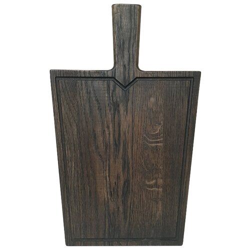 фото Доска разделочная standard wood трапеция черный