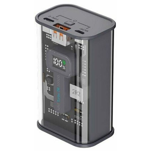 Аккумулятор внешний Deppa 33644 NRG Turbo TR 10000 mAh QC 30 Power Delivery 225W черный 190000₽