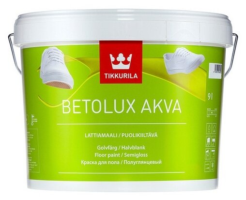 Краска полиуретановая Tikkurila Betolux Akva