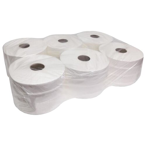 Купить Бумага туалетная в рулонах Luscan Professional 2-слойная 6 рулонов по 215 метров (арт.1095395), белый, первичная целлюлоза