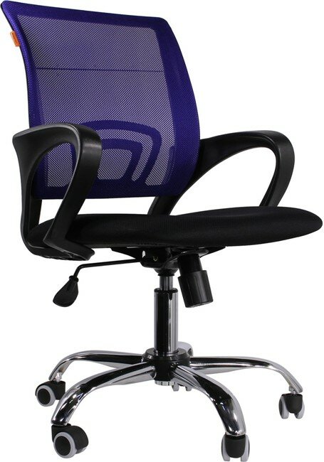 Компьютерное кресло Chairman 696 chrome универсальное, обивка: сетка/текстиль, цвет: красный/черный Hoff - фото №18