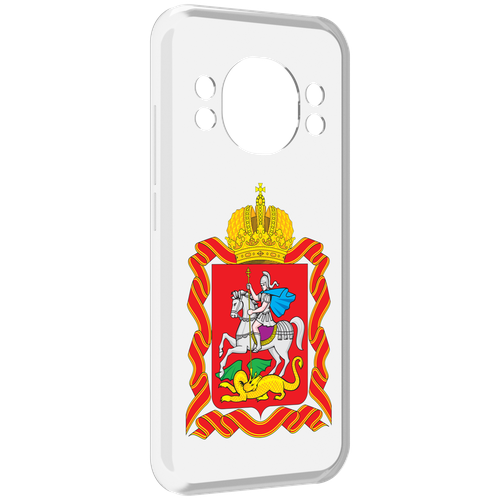 Чехол MyPads герб-московская-область для Doogee S98 / S98 Pro задняя-панель-накладка-бампер