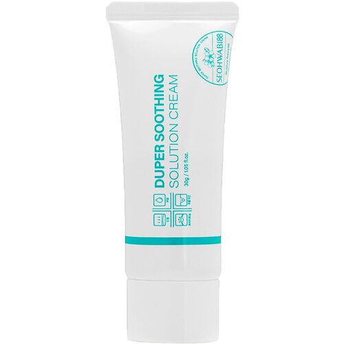 Гипоаллергенный успокаивающий крем, Seohwabi Duper Soothing Solution Cream, 30 мл.