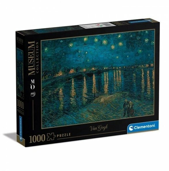 Пазл Clementoni 1000 Ван Гог. Звездная ночь над Роной, арт.39344