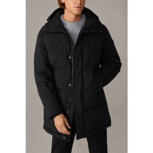 Куртка Strellson, размер 52, черный куртка s oliver демисезон зима силуэт прямой карманы без капюшона стеганая размер l серый белый