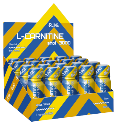 R-Line Sport Nutrition L-Carnitine Shot 3000 - 60 мл 20 шт (R-Line Sport Nutrition) Ананас