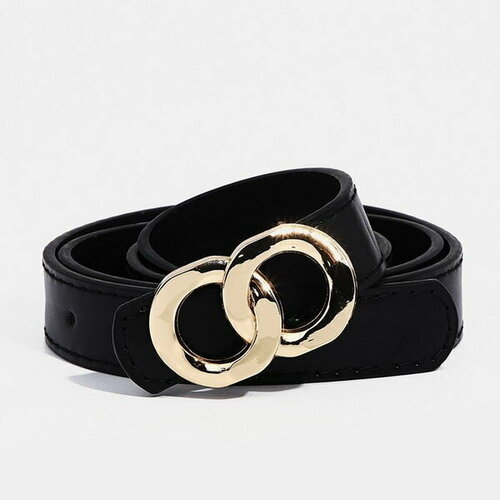 фото Ремень сима-ленд, размер 110, черный сима-лэнд