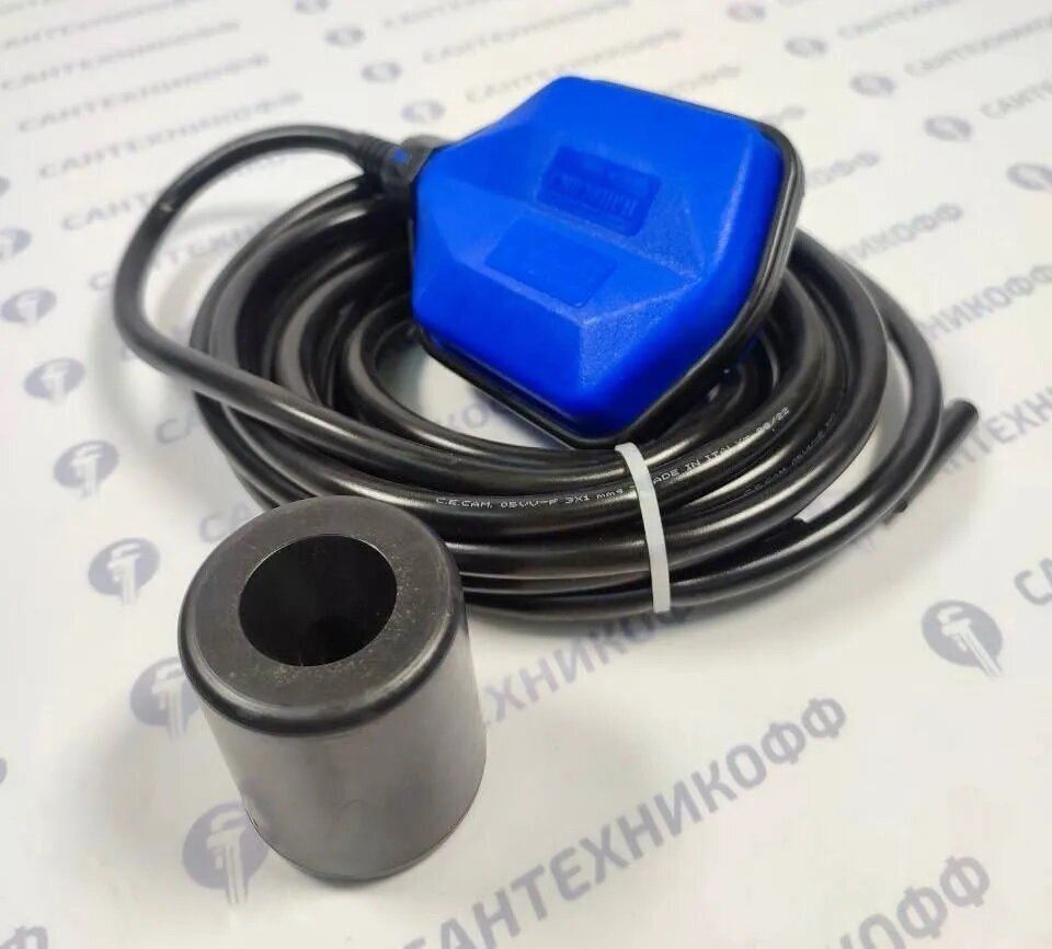 Поплавковый выключатель ITALTECNICA TECNOIT-5, кабель 5м. (синий)