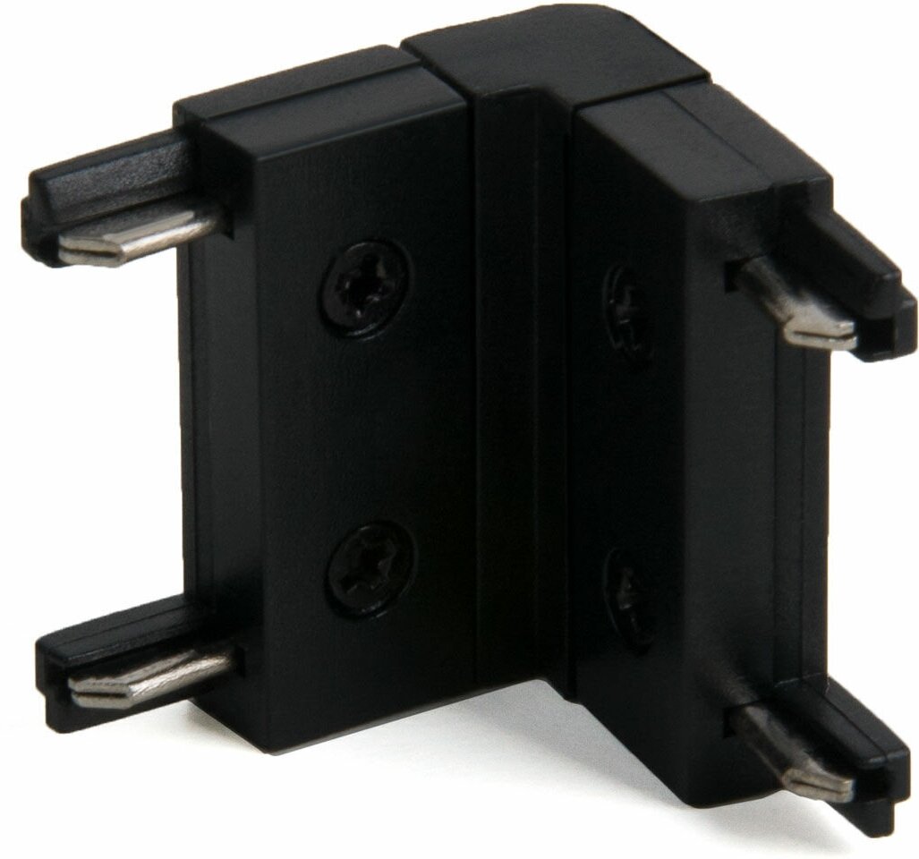 Коннектор угловой внутренний для накладного шинопровода Elektrostandard Flat Magnetic 85002/00, цвет черный