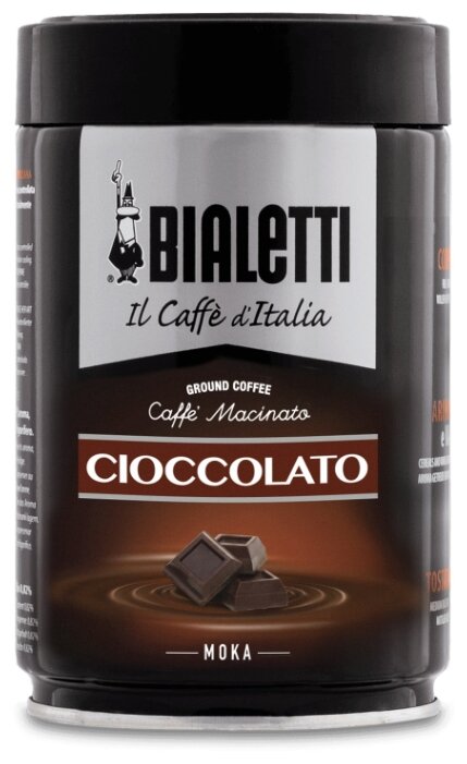 Кофе молотый Bialetti Moka Cioccolato