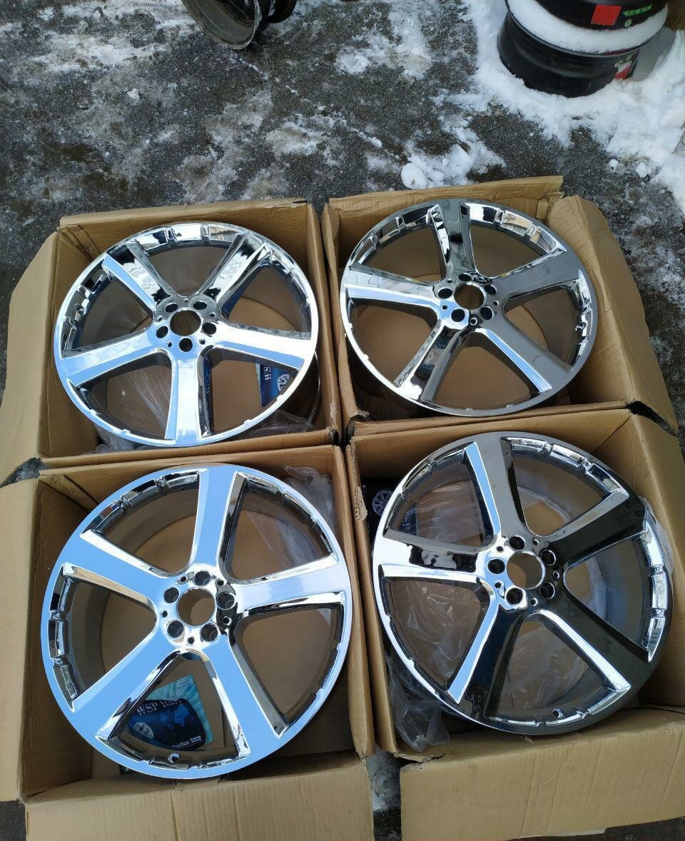 Колесные диски Replica WSP 10xR22/5x112 66.6 Хромированный (Реплика)