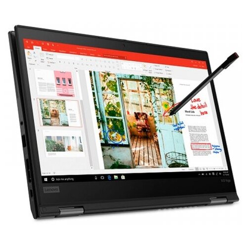 фото Ноутбук lenovo thinkpad x13 yoga gen 1 (20sx001ert), black