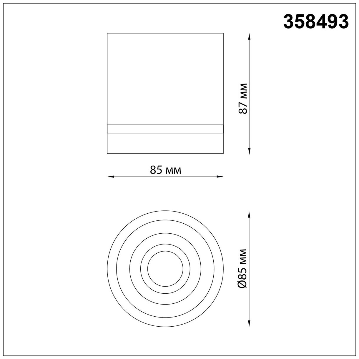 Светильник накладной OVER ARUM 358493 Novotech - фотография № 2