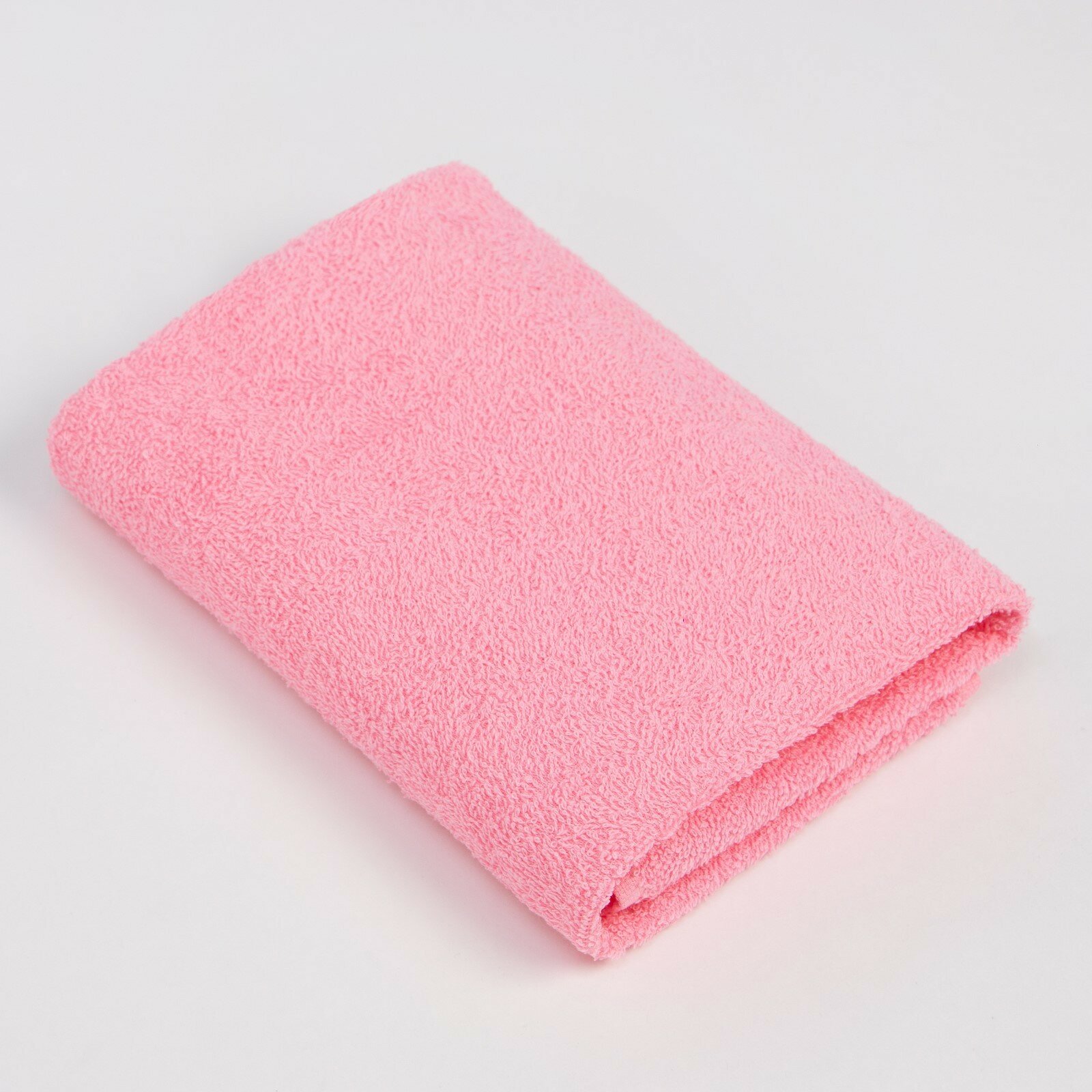 Полотенце махровое 30*60 см, цв. розовый, 100% хлопок, 350 гр/м2 - фотография № 2