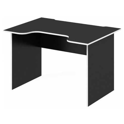 фото Игровой стол e-sport gear small, шхг: 120х87 см, цвет: черный/белый