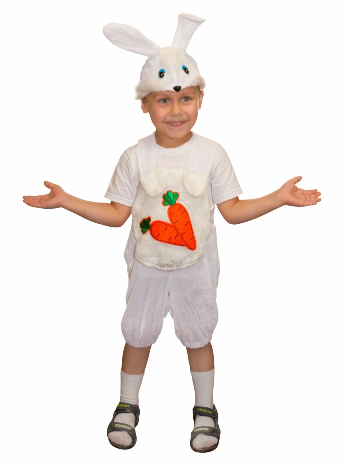 Карнавальный костюм детский Зайчик с морковкой