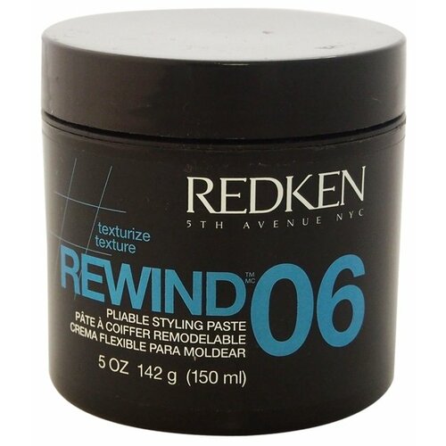 Redken Паста Rewind 06 Pliable Styling Paste, средняя фиксация, 150 мл, 150 г