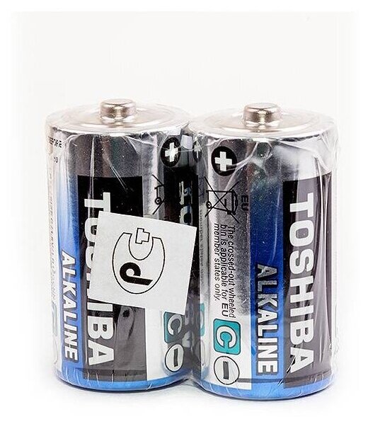 Батарейки Toshiba High Power Alkaline LR14 GCP SP-2CN (C) спайка 2 