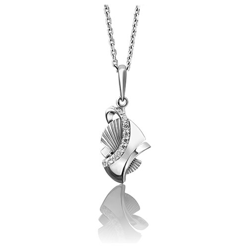 Кулоны Platina Jewelry Золотая подвеска с фианитами