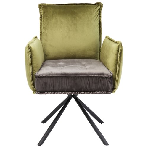 фото Kare design кресло chelsea, коллекция "челси" 65*90*60, полиэстер, полиуретан, дсп, сталь, золотой, серый