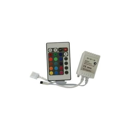 Контроллер Ecola 6A 72W 12V (144W 24V) CRS072ESB ecola led strip rgb controller 12a 144w 12v 288w 24v настенный белый с кольцевым сенсором с установ коробкой