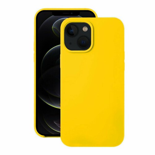 Силиконовая накладка без логотипа (Silicone Case) для Apple iPhone 13 Pro (6.1) желтый силиконовая накладка без логотипа silicone case для apple iphone 13 mini 5 4 белый