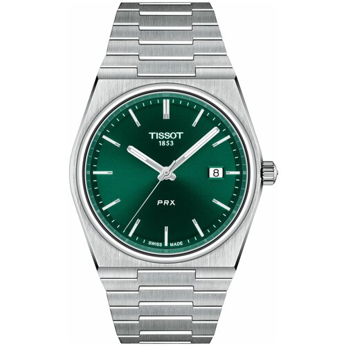 Наручные часы TISSOT T-Classic, серебряный, зеленый