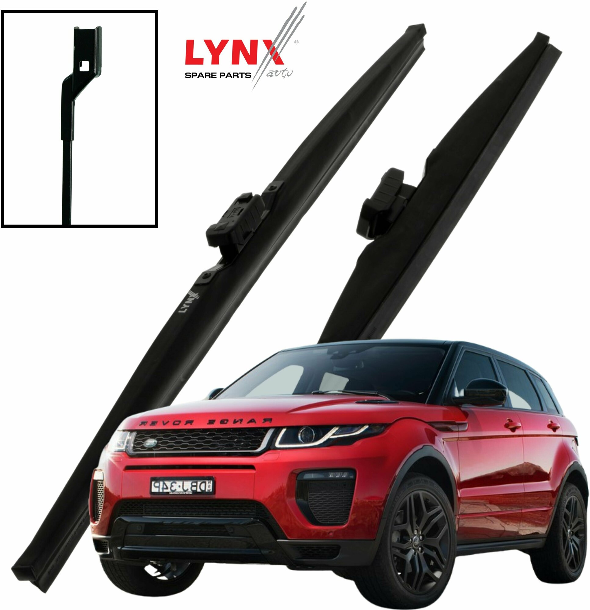 Дворники Land Rover Range Rover Evoque (1) L538 Ленд Ровер Рендж Ровер Эвок рест 2015 2016 2017 2018 Щетки стеклоочистителя зимние 600мм-530мм к-т 2шт