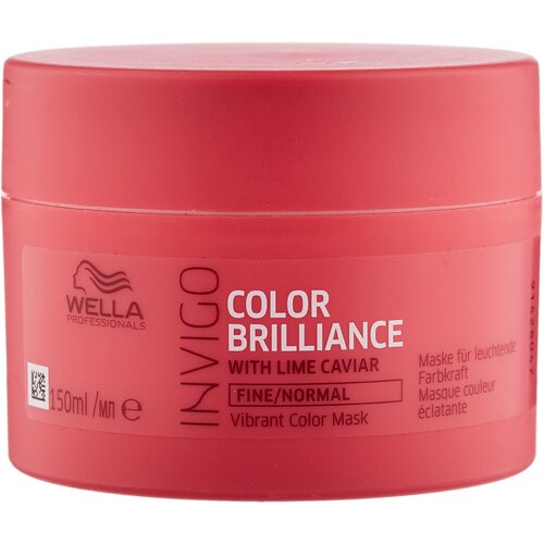 WELLA PROFESSIONAL COLOR BRILLIANCE - яркость окрашенных волос Маска для окрашенных нормальных и тонких волос Brilliance 150 мл