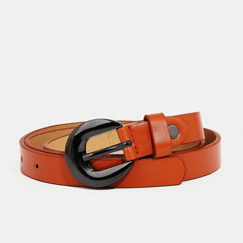 фото Ремень сима-ленд, размер 110, оранжевый сима-лэнд