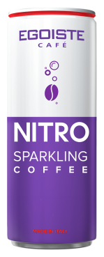 Кофе газированный EGOISTE Nitro 250 мл в алюминиевой банке