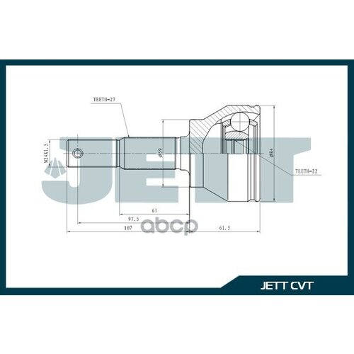 Шрус Внешний Jett V41-1227 JETT арт. V41-1227